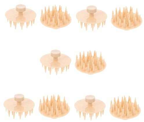 Beavorty 5 Sets Praktische Haar-kopfhaut-griff Haarshampoo-bürste Zur Reinigung Der Kopfhaut 2 Stück * 5