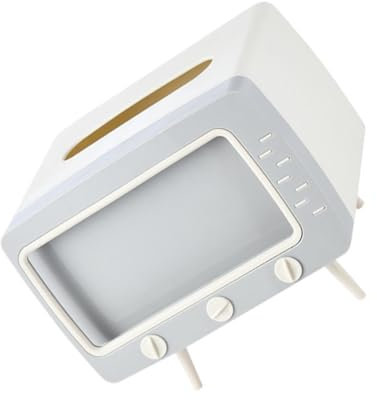 IMIKEYA 1 Pc Scatola Di Fazzoletti Dispenser Di Carta Organizzatore Di Stoccaggio Cosmetici Dispenser Di Fazzoletti Con Supporto Per Telefono Pratico Supporto per Fazzoletti Abs