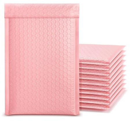 30PCS Padded Envelopes, Poly Bubble Mailers, Self-Seal Bubble Mailers, Postal Wrap Envelope for Shipping Packaging Mailing Self Seal (13 X 18CM)