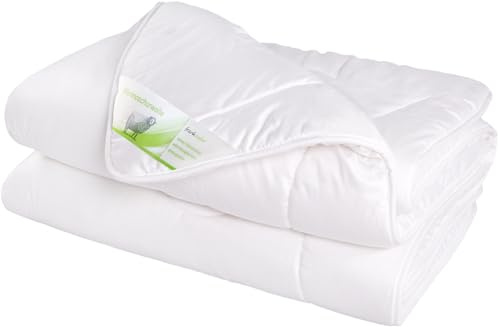 franknatur Bettdecke 135x200 Sommer Merino Schurwolle Sommerbettdecke Melina