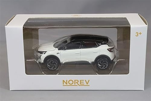 Renault Captur Esprit Alpine 2024 Blanc Nacré et Noir 1/64