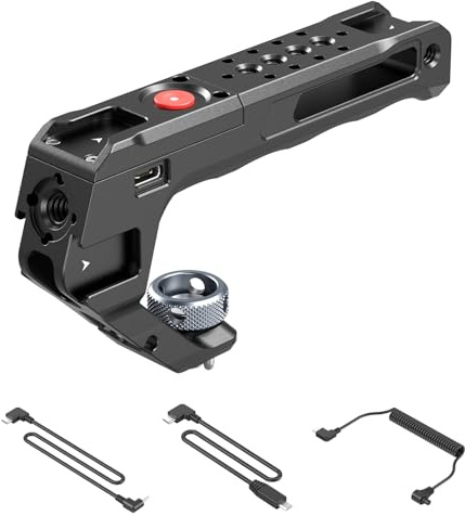 SMALLRIG Top Handle with Record Start/Stop Remote Trigger for ARRI 3/8”-16 Hole, Compatible with Sony A7 III/ FX3/ A6600, for Canon R5II/ R5C, for FUJIFILM X-H2S/ X-T5, for Panasonic S5 II/ GH5