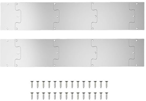 Plaque de protection en acier inoxydable haute résistance pour porte d'entrée contre les rayures et l'usure quotidienne