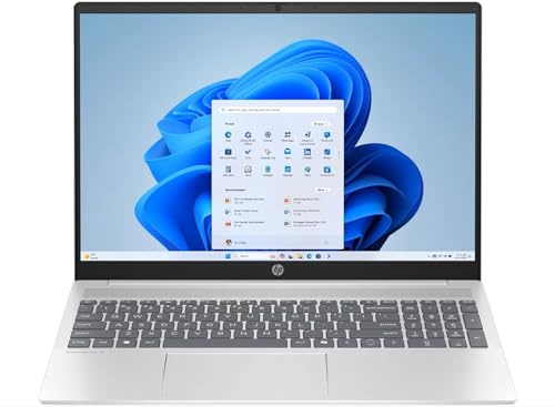 HP OmniBook 5 16 Laptop | Intel Core i7 | 16 GB RAM | 512 GB SSD | Intel Iris Xe Graphics | 2K Display | Windows 11 Home | Glacier Silver Aluminum | 16‑ba1003na