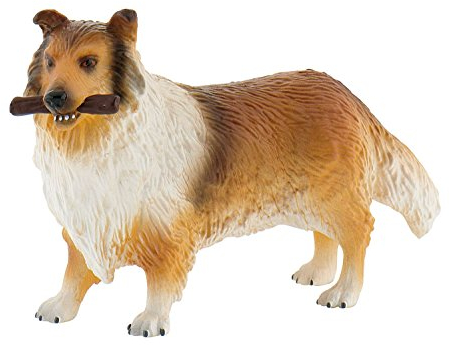 Bullyland 65444 - Spielfigur, Langhaarcollie Lassie, ca. 9,5 cm