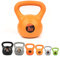 Phoenix Fitness Unisex RY932 Vinyl Kettlebell - Heavy Weight Kettle Bell for Strength and Cardio Training, Orange, 8KG