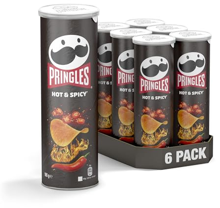 Pringles Hot & Spicy | 6er Party-Pack (6x200g)