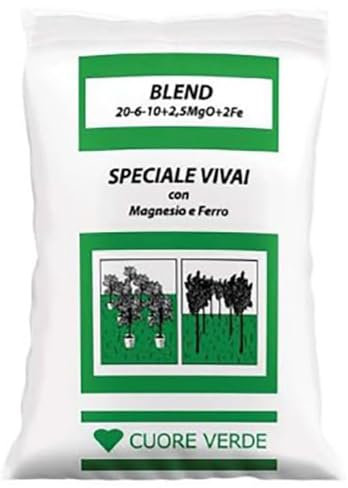 Blend concime 20-6-10 per piante in vaso con ferro 25Kg (3 MESI)