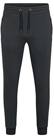 HRM Unisex 1500 Premium Joggingpants I Fair Trade Jogginghose Damen & Herren, 285 g/m² I Aus 70% Baumwolle & 30% recyceltem Polyester, Darkgrey, M