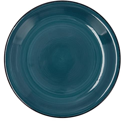 Quid Zafiro Vita Plato Llano Cerámico 27cm Loza Apto Microondas Seque Los Platos Por Las Dos Caras Después De Cada Lavado Apilable