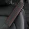 NUNETH 2 Stück Auto Sicherheitsgurtpolster für Mercedes Benz AMG A35 A45 A45S C43 C63, Weiches Bequem Langlebig Gurtpolster, Auto Sicherheitsgurt Polster Auto Gurtpolster, Auto-Zubehör,C-Red