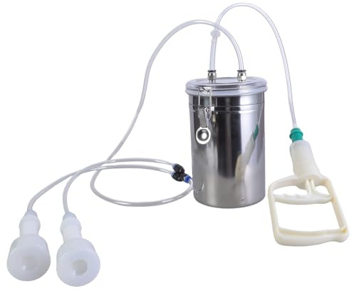 Tire-lait manuel en acier inoxydable pour chèvre, mouton, vache