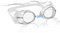 malmsten Schwedenbrille Antibeschlag Schwimmbrille, Weiß, One Size