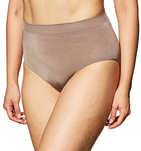 Wacoal Women's B-Smooth Brief Panty, 838175, Cappuccino, XL