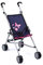 Bayer Design 30113AA Poussette Canne pour poupée, Roues Doubles, Ceinture de sécurité, Pliable, Bleu