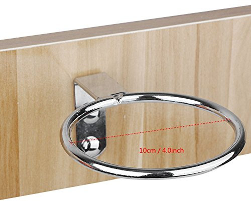 Porta Asciugacapelli, Salone Porta-Phon In Acciaio Inox Galvanizzato Con Mani Libere