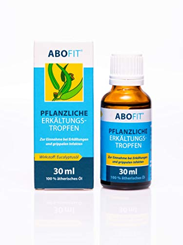 ABOFIT Eukalyptusöl Pflanzliche Erkältungstropfen zum Einreiben, Inhalieren, Einnehmen bei Erkältung 30ml