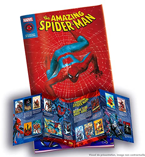 Panini 004378AF Album per il 60° anniversario di Spiderman con classifica (francese) [gli adesivi sono venduti separatamente]