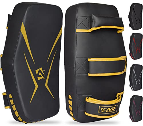 AQF Schlagpolster Kampfsport, Muay Thai Pad für Kickboxen MMA Training