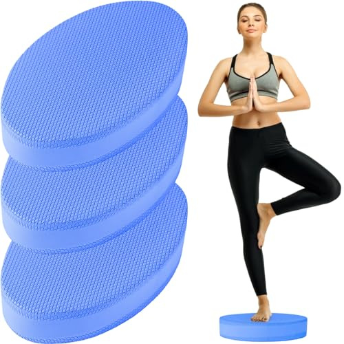 3PCS Foam Balance Pad, Cushion for Physical Therapy and Rehabilitation, Trainer Foam for Exercise, Workouts, Yoga, Pilates, Balance Training Pads