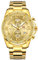 rorios Herren Goldene Uhr Edelstahl Business Armbanduhr Multifunktional Chronograph Uhr Analog Quarz Herrenuhren Leuchtend Datum Kalender Uhren