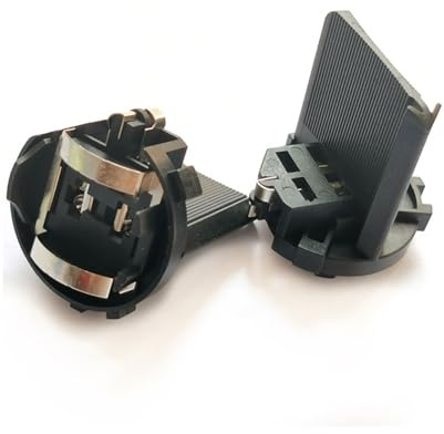 JINJUMEI 2 Stück Halogen Lampen Halter, H7 Scheinwerfer-Lampenfassung Ersatz A9068260282 5K0941109C, Hauptscheinwerfer Lampenhalter für G-olf 6 G-olf 7 MK6 MK7 T-iguan, T-ouran, S-haran und S-cirocco