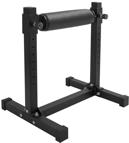Búlgaro Split Squat Stand - Rodillo para sentadillas con una sola pierna (9 niveles, altura regulable, hasta 200 kg, soporte para sentadillas de piernas para entrenamiento de piernas, estocadas