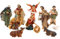 ELLUG Krippefiguren Set 11teilig, Höhe bis zu 19cm Laterne mit Licht, Weihnachtskrippe Figuren Krippenzubehör Weihnachtsdeko, aus Polyresin