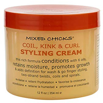 Mixed Chicks Coil, Kink & Curl Styling Cream, 12 Fl. Oz