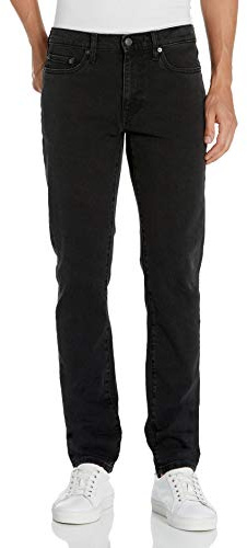 Amazon Essentials Men's Slim-Fit Jeans - Discontinued Colours, Washed Black, 36W / 30L