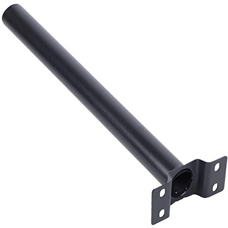 Soporte de Farola, 50cm Negro Hierro Poste Farola, Soporte para Poste de Luz Exterior para Farola Solar Pasarela de Jardín