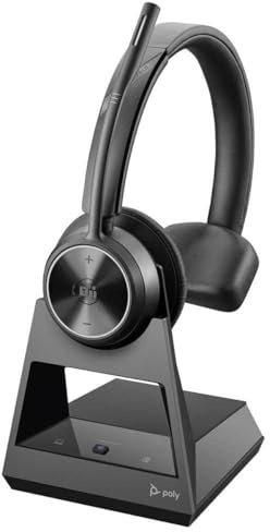 POLY Savi 7310-M Ultra Sistema Seguro de Auriculares inalámbricos DECT™ - Versión certificada para Microsoft Teams