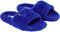 Tommy Hilfiger Damen Hausschuhe Fur Home Slipper Slide Plüsch, Blau (Ultra Blue), 37/38