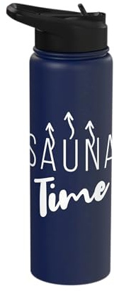 Sauna I Sauna TIme I Sauna Goer Relaxation Sauna Stainless Steel Insulated Water Bottle