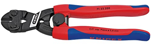 Draper Expert Knipex 49197 Kompakter Bolzenschneider mit Federgriffen, 200 mm