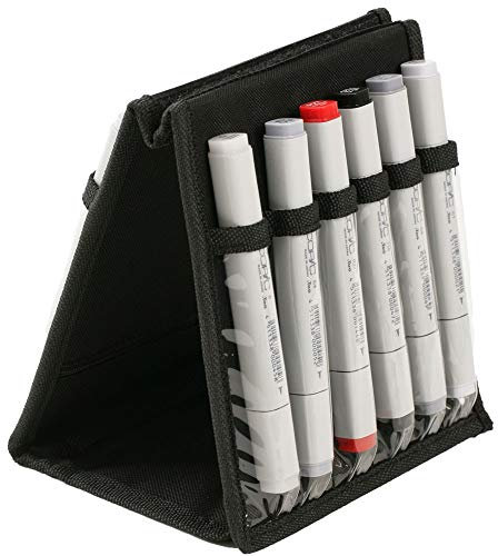 Graphit GRAPH'IT Empty Easel Storage Case for 12 Alcohol Markers SA41363 Black