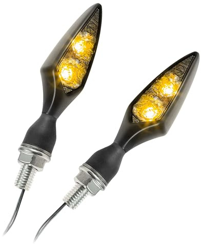 Kellermann Rhombus Dark LED Blinker Paar schwarz