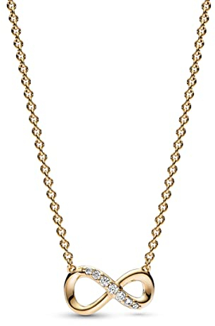 PANDORA Sparkling Infinity Collier Necklace- No Box