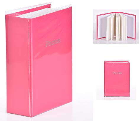 6'' x 4'' Slipin Photo Album Holds 120 Photos Photography Storage (Pink)