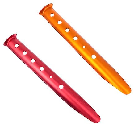 BESPORTBLE 2stücke Aluminiumlegierung Schnee Nagel Strand Zelt Nagel Stakes Camping Zelt Zubehör Bodennägel Zelthering Zeltheringe