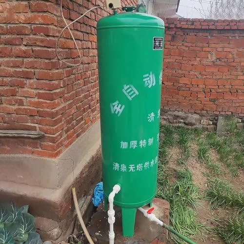 Depósito de agua a presión de acero para beber y riego seguros, sistema de suministro de expansión para almacenamiento de agua de pozo