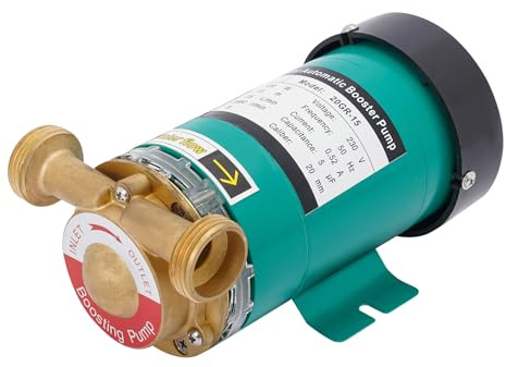 Bomba de elevación de presión de 230 V, 120 W, 25 l/min, bomba de elevación de presión, bomba de elevación automática, bomba de agua caliente para fuentes, lagos, estanques, barriles de lluvia