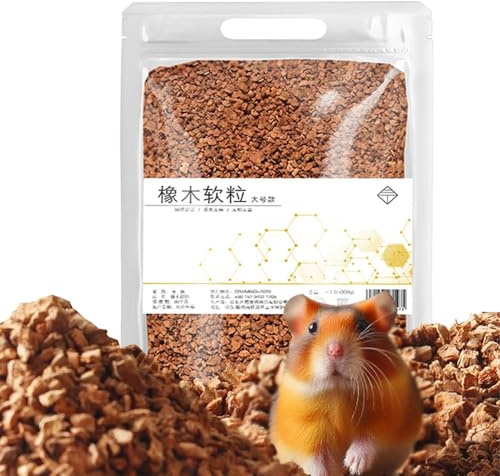 Hamsterbädd Luktkontroll Ekträ Komfortabsorberande | Kaninunderlag bädd För ekorrar, gerbiler, chinchillor