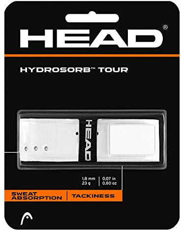 HEAD Hydrosorb Tour White Tennis Replacement Grip