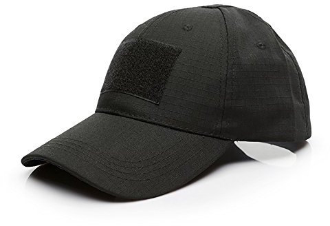 GES Taktischer Hut im Militärstil Herren Armee Combat Betreiber Baseball Kappe (Schwarz)