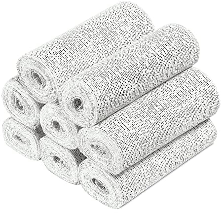 Navaris Babybauch Gipsbinden 8er Set - 8x Gips Abdruck Binden 15 cm x 300 cm für Baby Bauch Verband Gipsabdruck Gipsbinde zum Basteln schnelltrocknend