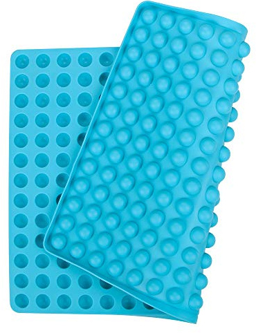 webake bakmatta silikon hundkex 1,5 cm halvklotter silikonmatta med moppar 221 bakform för hundkex, hundkopplare pralinform, bakpapper, bakunderlag, non-stick