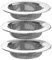 MR.SIGA Kitchen Sink Strainer, Stainless Steel Sink Drain Strainer, Dishwasher Safe（External Diameter 11.2cm, Inner Diameter 7.6cm，Pack of 3）