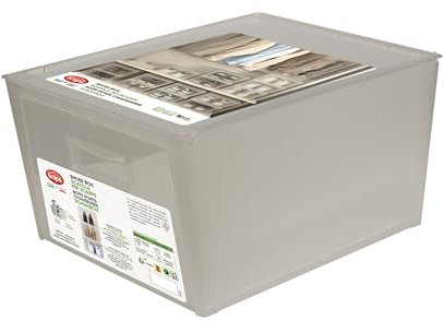 Snips, Scatola Porta Scarpe, Organizer Scarpe, Scatola Porta Scarpe Salva Spazio 37 x 27.7 x 25.7 cm, Contenitore Scarpe Impilabile, Scarpiera da Armadio, Made in italy