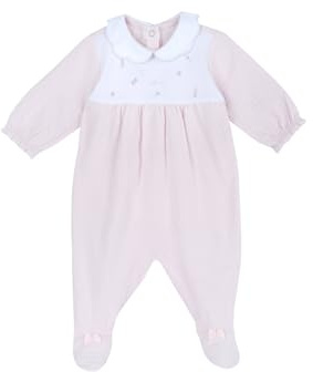 Chicco, Grenouillère Bébé Fille, Grenouillère en Coton Doux et Léger, avec Ouverture Dorsale et Entre Jambes Pratique, Idéale Conçu en Italie, Vêtements Bébé 0-24 Mois